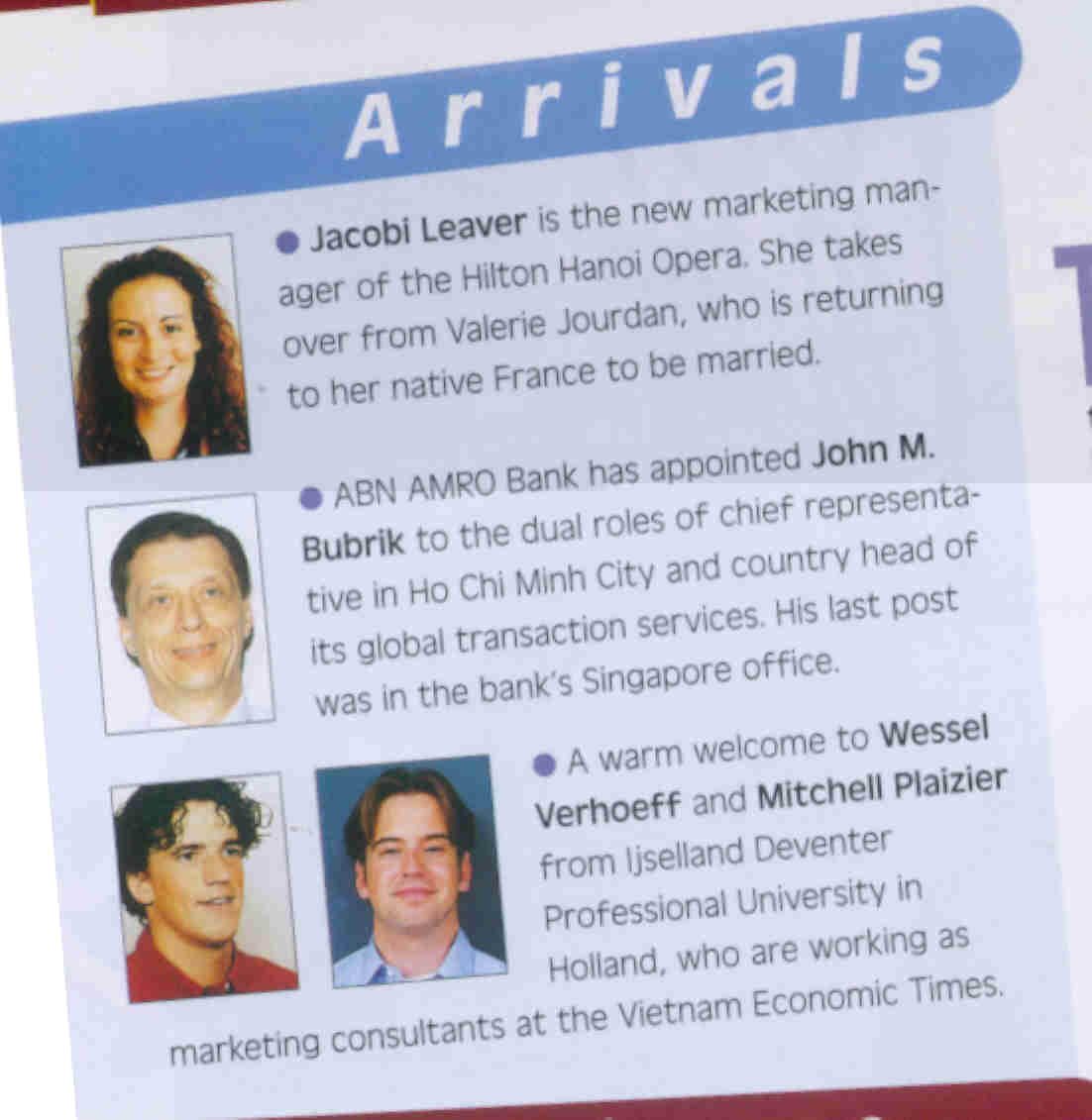 onze eigen artikelen the Vietnam Economic Times!